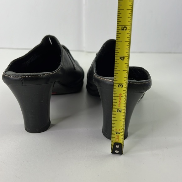 Aerosoles Black Leather Mules - Picture 4 of 8